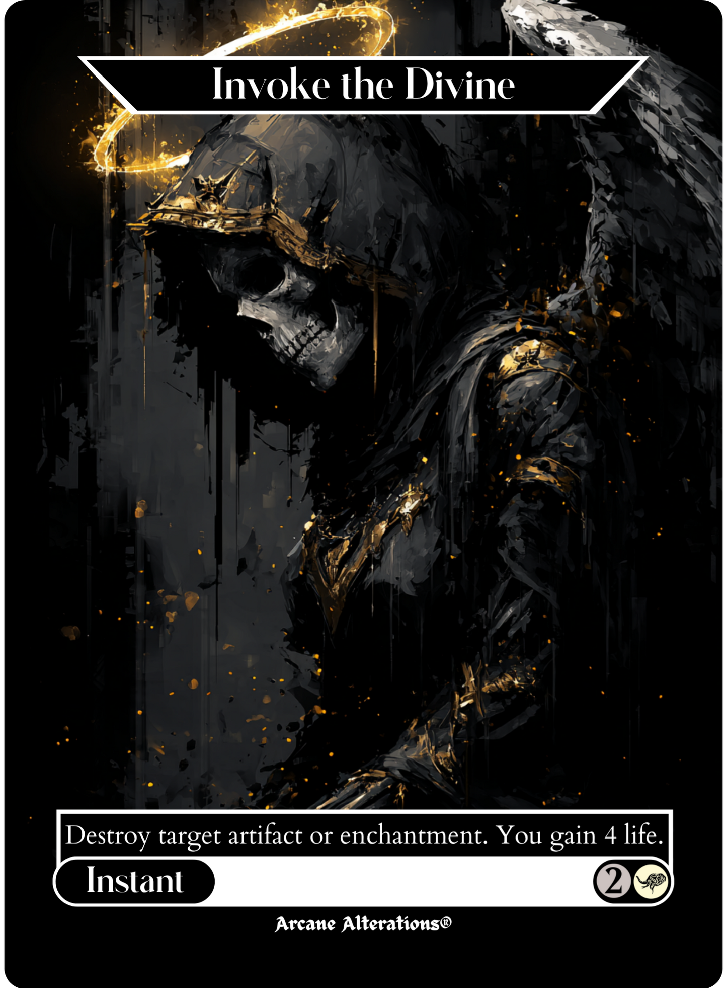 Invoke the Divine - Full Art Altered Art Custom Proxy Cards