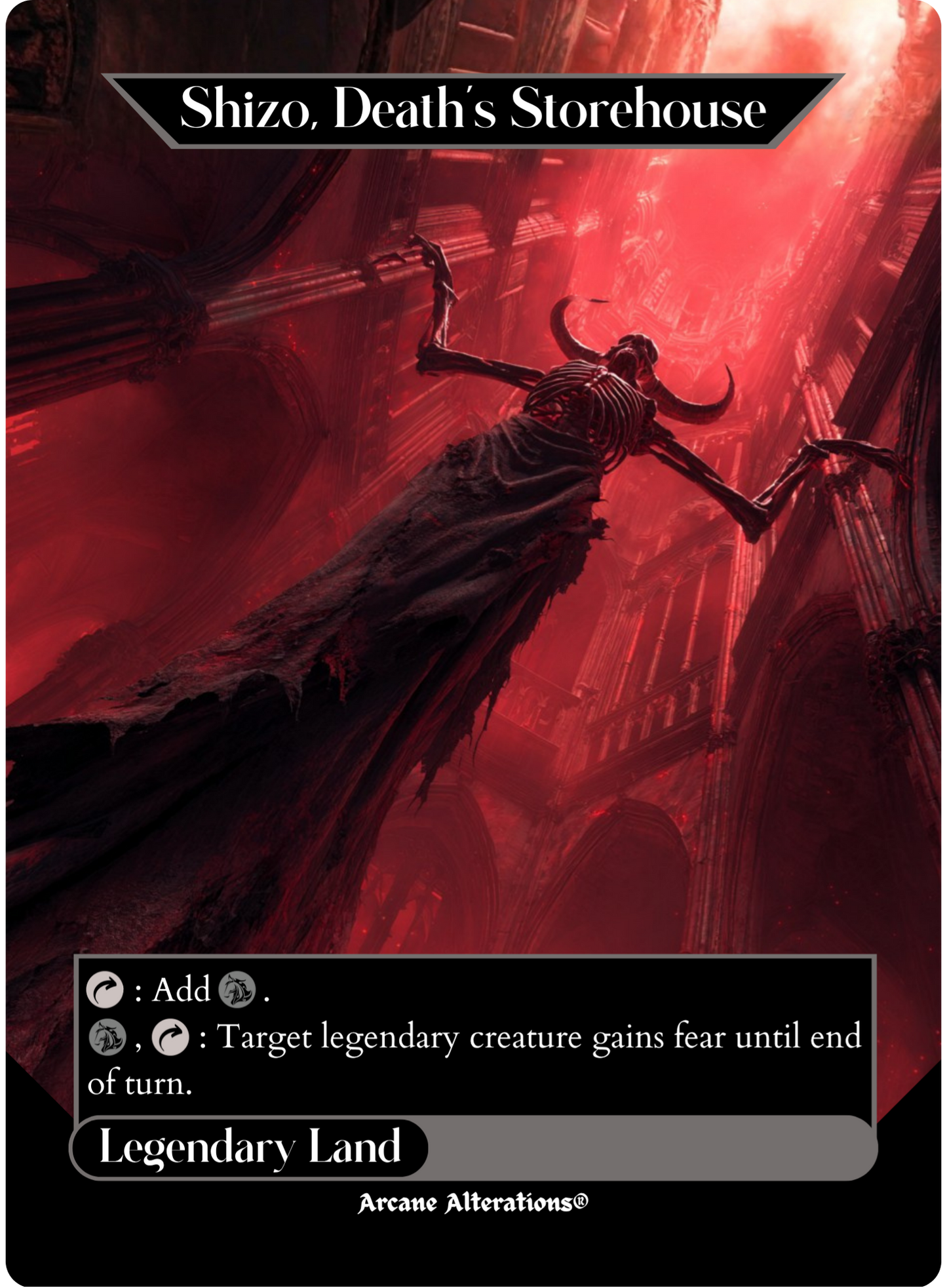 Shizo, Death's Storehouse - Full Art Altered Art Custom Proxy Cards