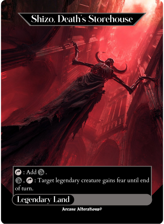 Shizo, Death's Storehouse - Full Art Altered Art Custom Proxy Cards