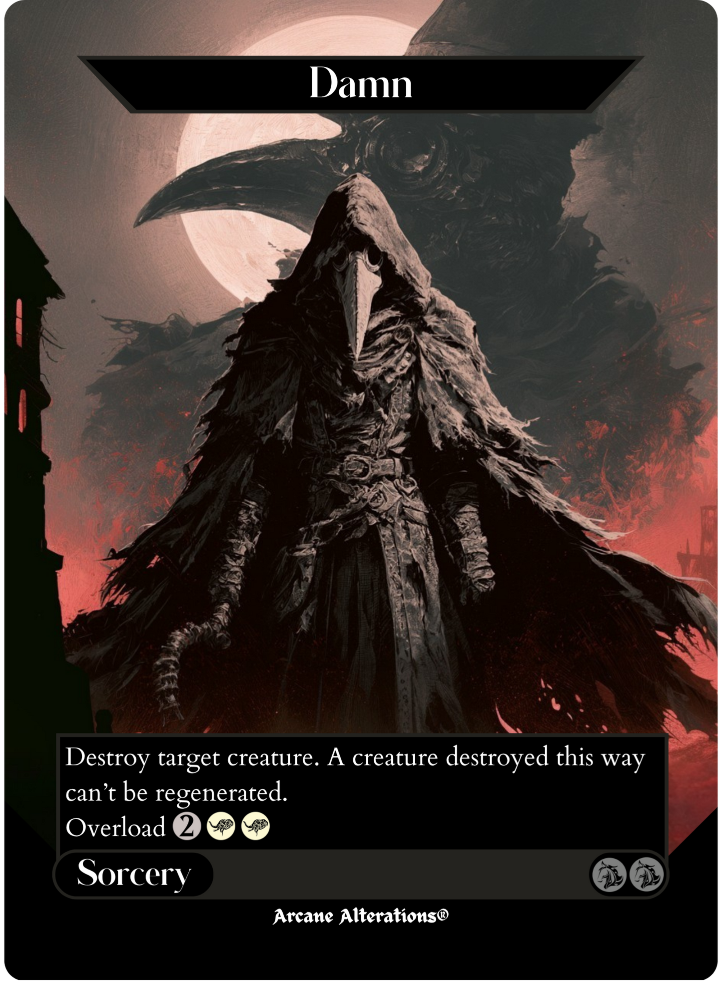 Damn - Full Art Altered Art Custom Proxy Cards