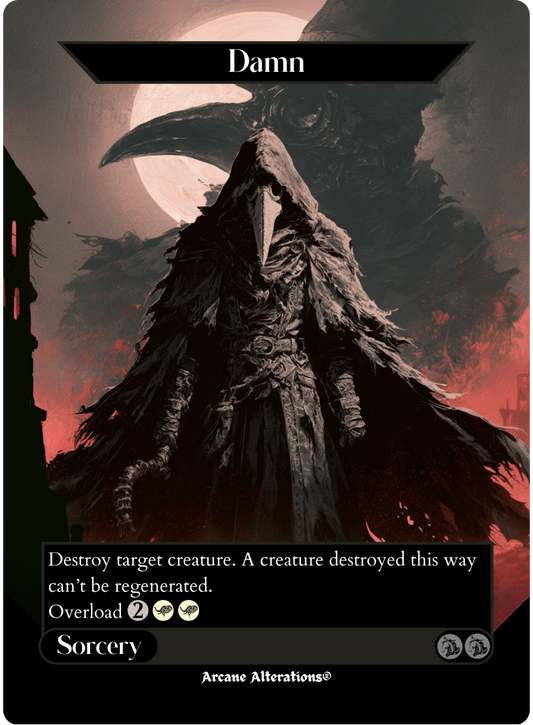 Damn - Full Art Altered Art Custom Proxy Cards