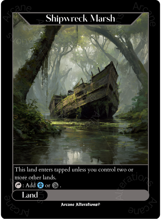 Shipwreck Marsh - High Quality Altered Art Custom Proxy Cards