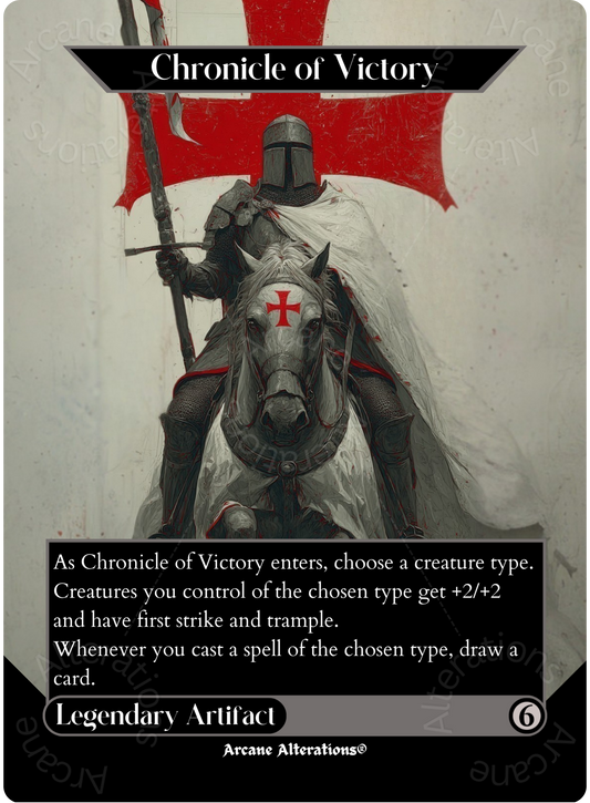 Chronicle of Victory - Full Art Altered Art Custom Proxy Cards