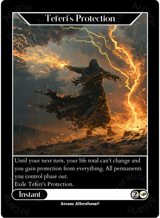 Teferi's Protection - High Quality Altered Art Custom Proxy Cards