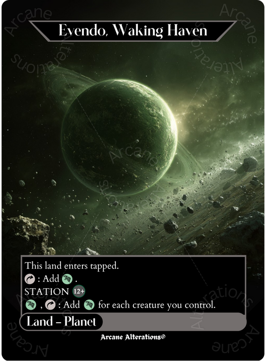 Evendo, Waking Haven - Full Art Altered Art Custom Proxy Cards