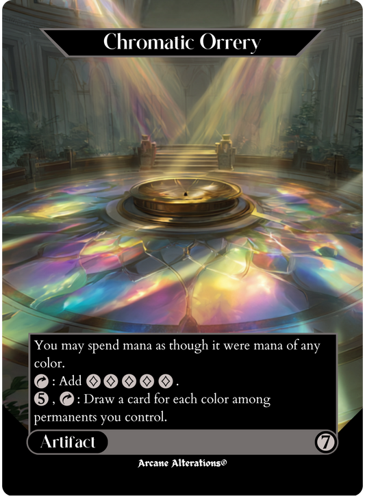 Chromatic Orrery - Full Art Altered Art Custom Proxy Cards