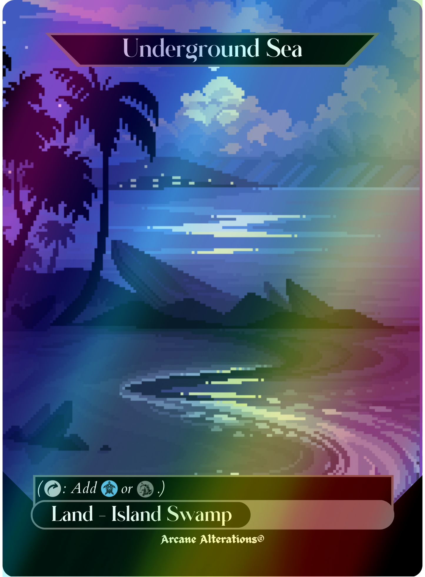 Underground Sea - Full Art Altered Art Custom Proxy Cards