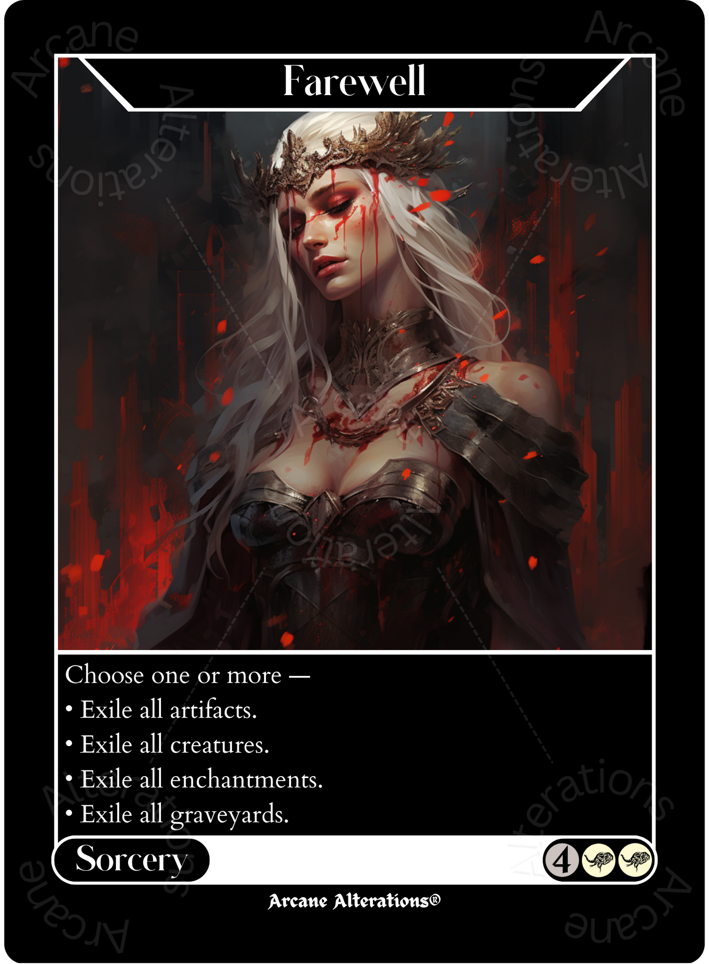 Farewell - High Quality Altered Art Custom Proxy Cards