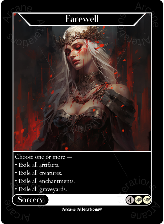 Farewell - High Quality Altered Art Custom Proxy Cards