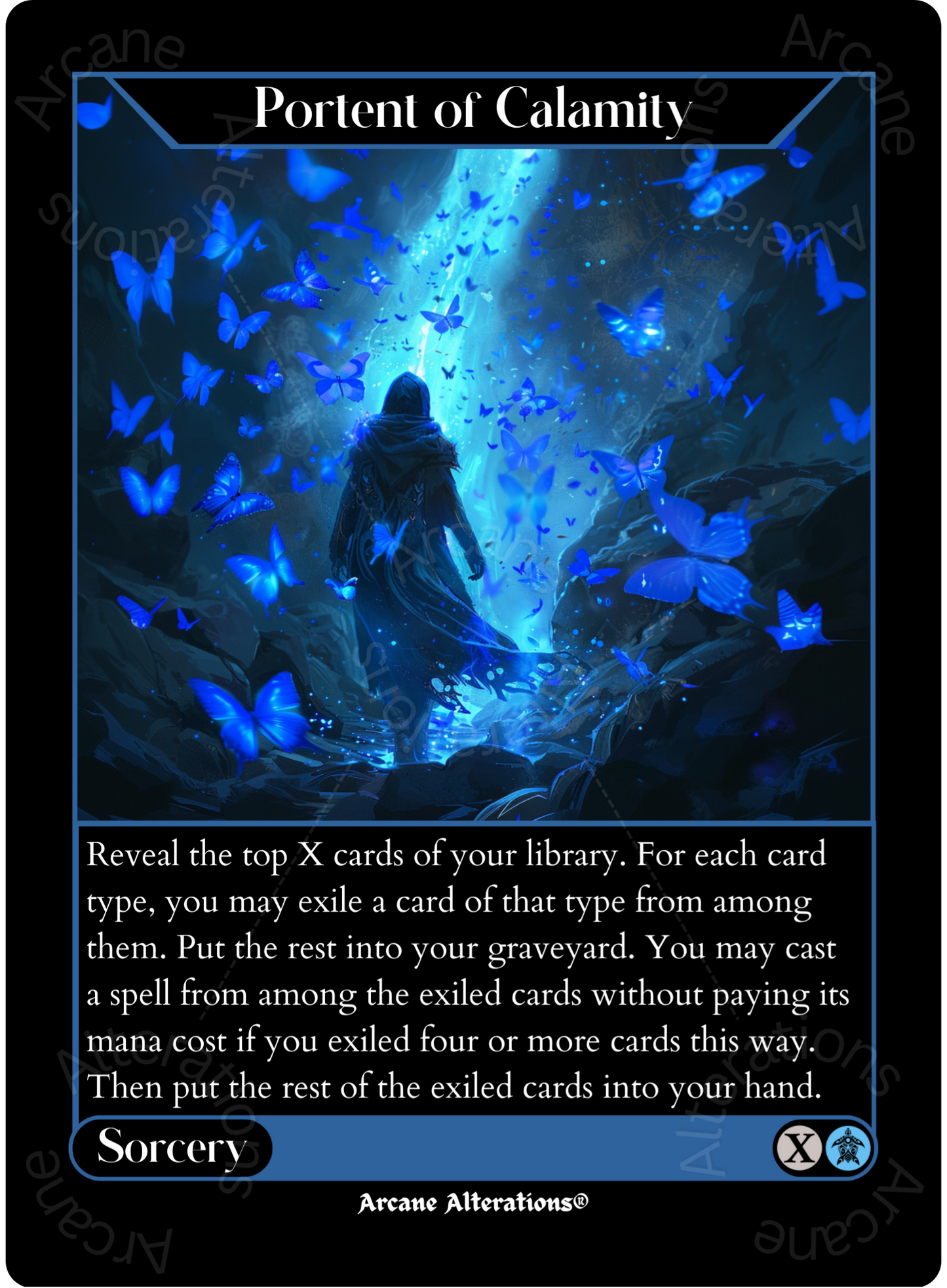 Portent of Calamity - High Quality Altered Art Custom Proxy Cards