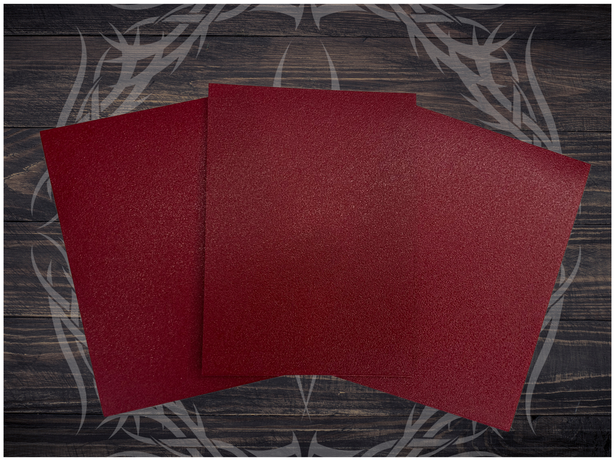 Blood Red Matte 100 Card Sleeves Standard Size