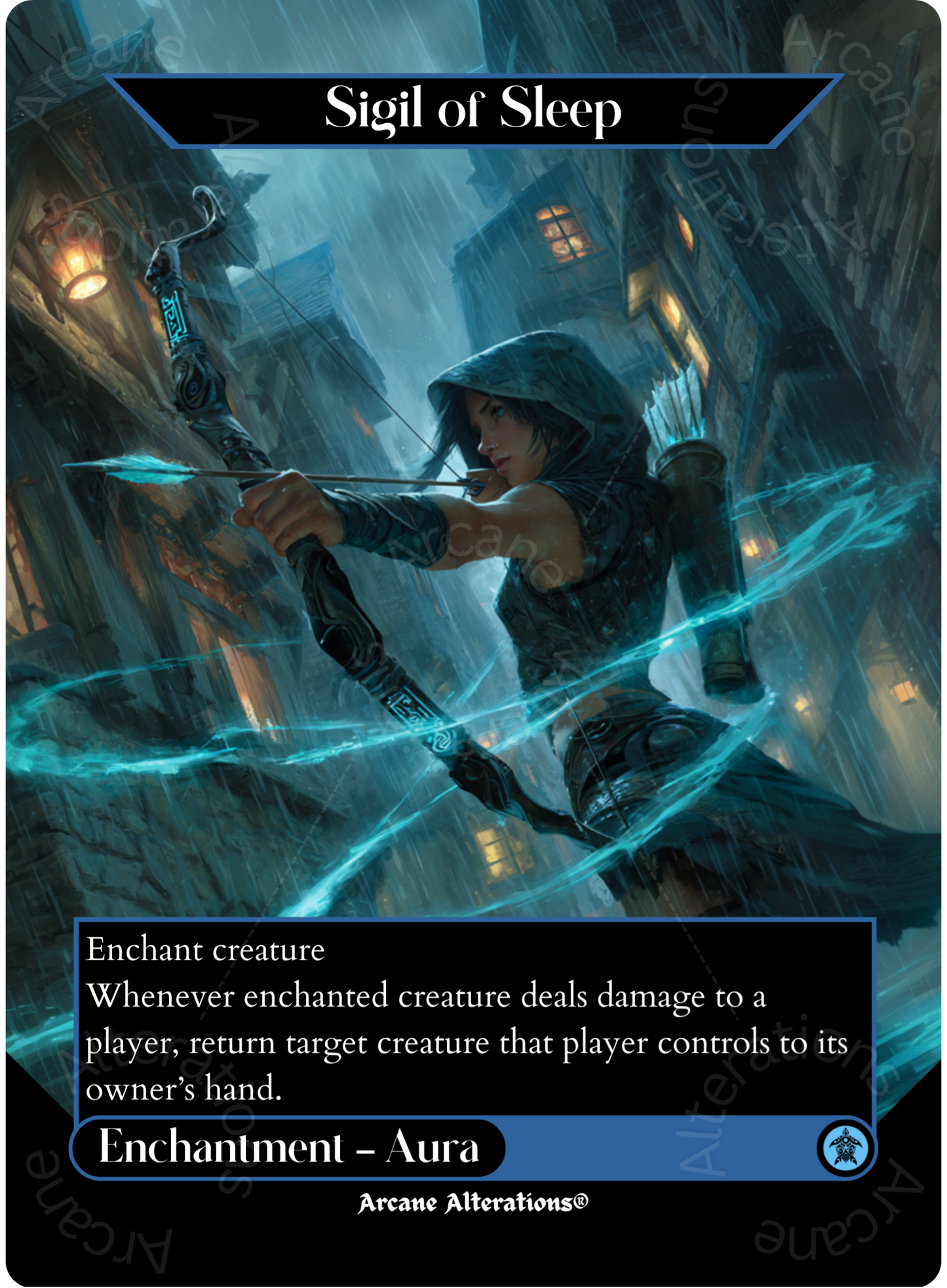 Sigil of Sleep - Full Art Altered Art Custom Proxy Cards