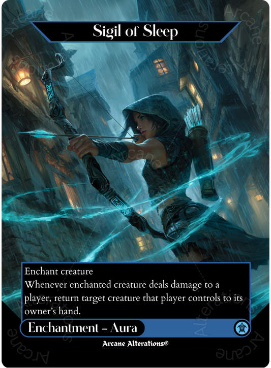 Sigil of Sleep - Full Art Altered Art Custom Proxy Cards