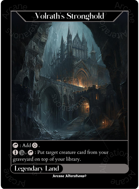 Volrath's Stronghold - High Quality Altered Art Custom Proxy Cards