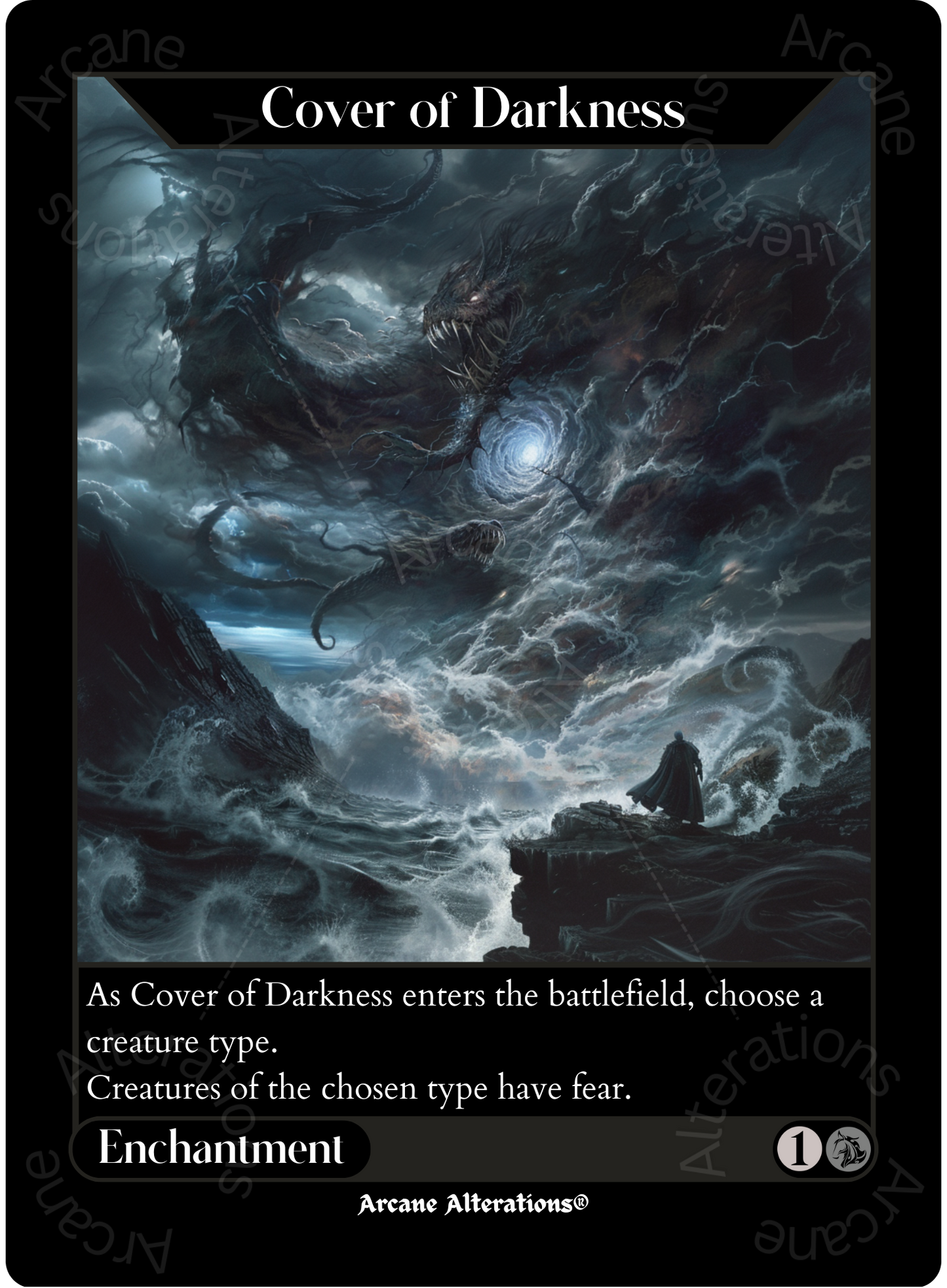 Cover of Darkness - High Quality Altered Art Custom Proxy Cards