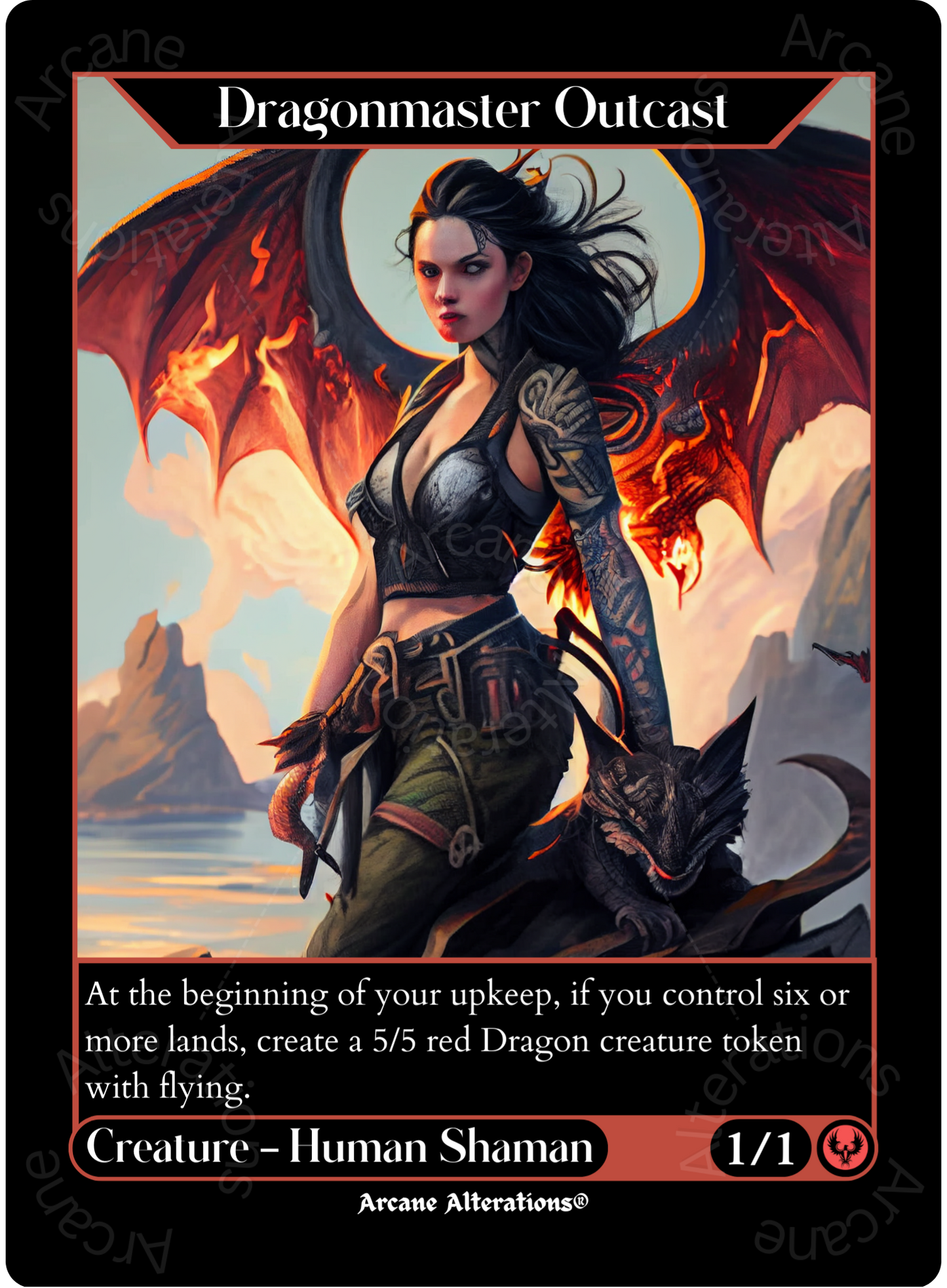 Dragonmaster Outcast - High Quality Altered Art Custom Proxy Cards