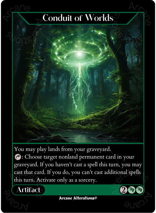 Conduit of Worlds - High Quality Altered Art Custom Proxy Cards