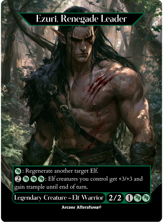 Ezuri, Renegade Leader - Full Art Altered Art Custom Proxy Cards