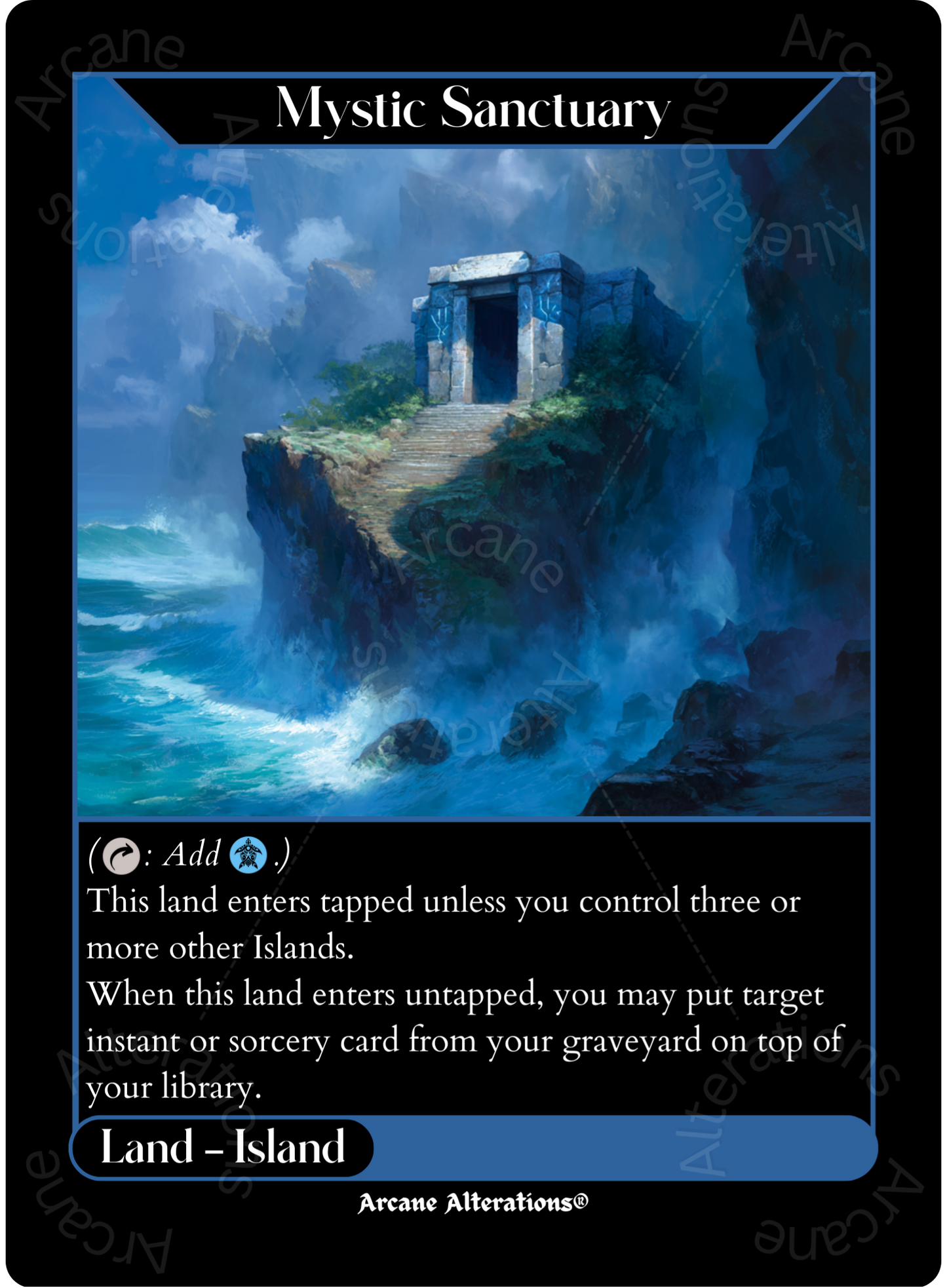 Mystic Sanctuary - High Quality Altered Art Custom Proxy Cards