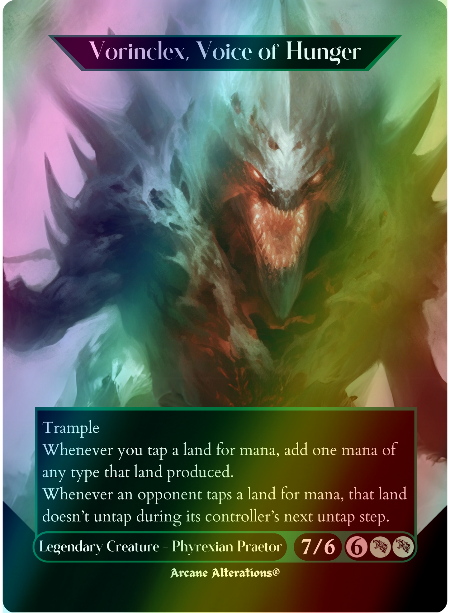 Vorinclex, Voice of Hunger - Full Art Altered Art Custom Proxy Cards