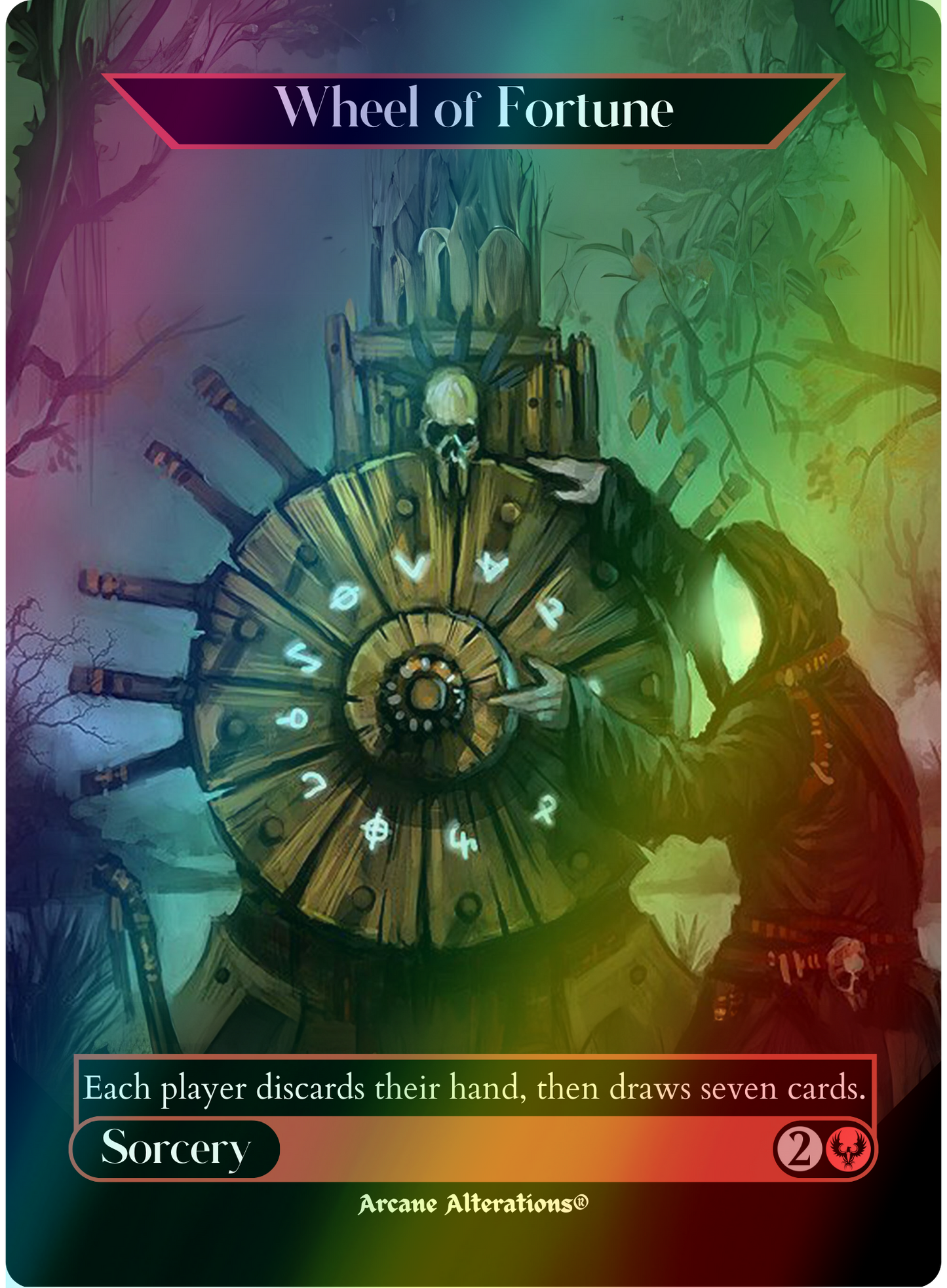 Wheel of Fortune - Full Art Altered Art Custom Proxy Cards