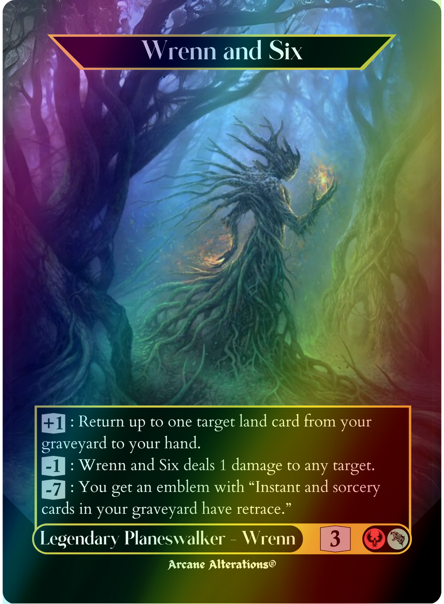 Wrenn and Six - Full Art Altered Art Custom Proxy Cards