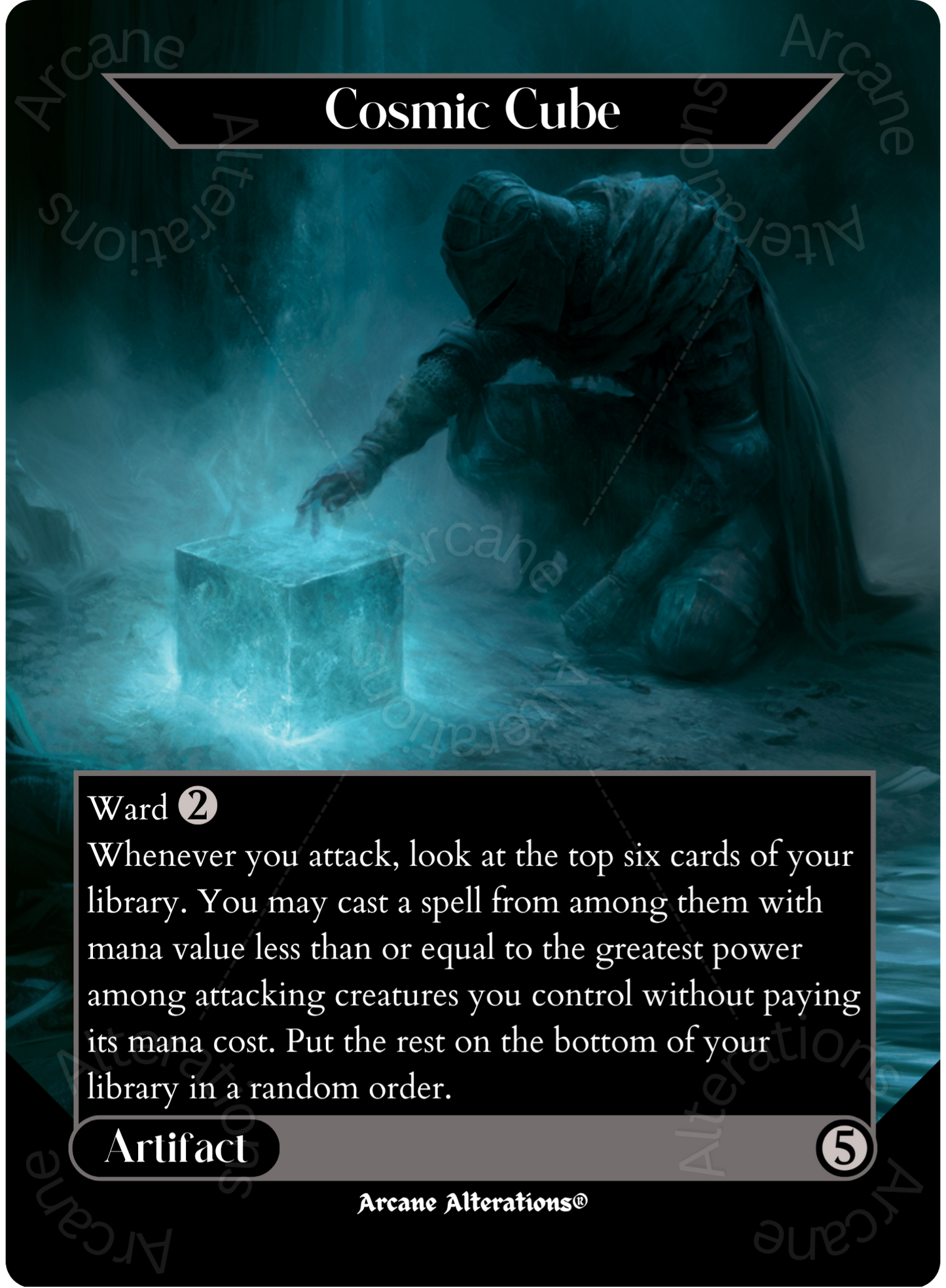 Cosmic Cube - Full Art Altered Art Custom Proxy Cards