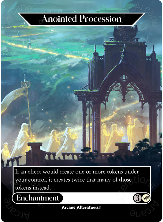Anointed Procession - Full Art Altered Art Custom Proxy Cards