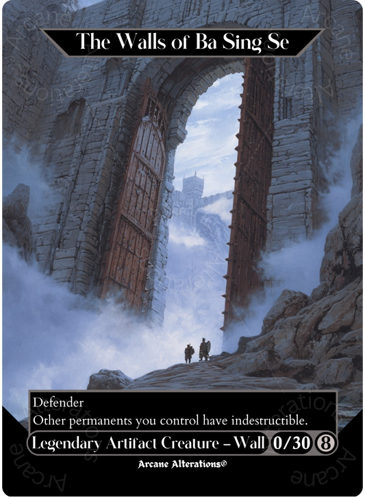 The Walls of Ba Sing Se - Full Art Altered Art Custom Proxy Cards