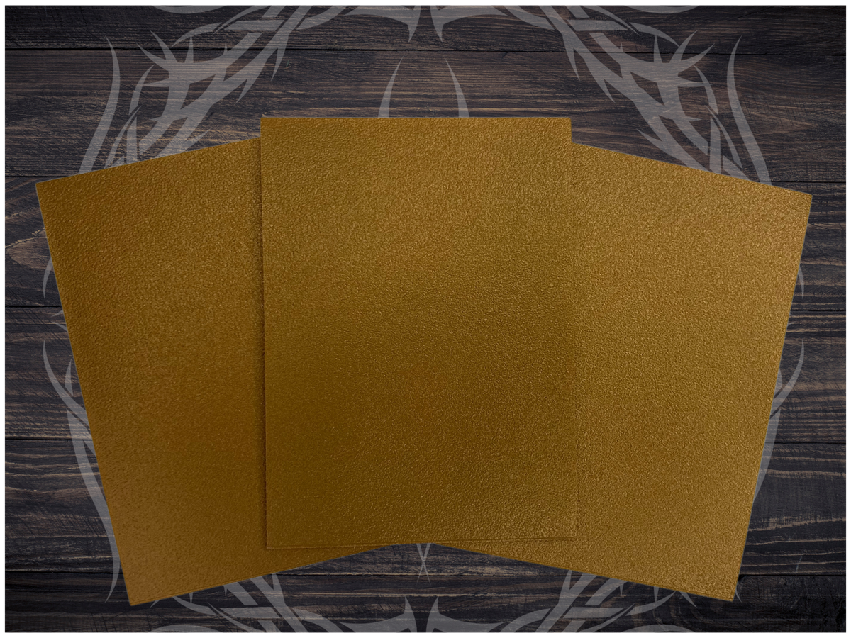 Gold Metallic Matte 100 Card Sleeves Standard Size