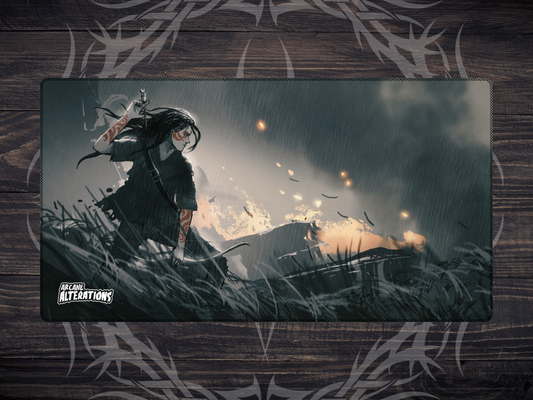 Lone Archer Stitched Edge Playmat 24"x14" (2mm)