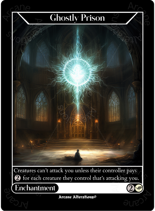 Ghostly Prison - High Quality Altered Art Custom Proxy Cards