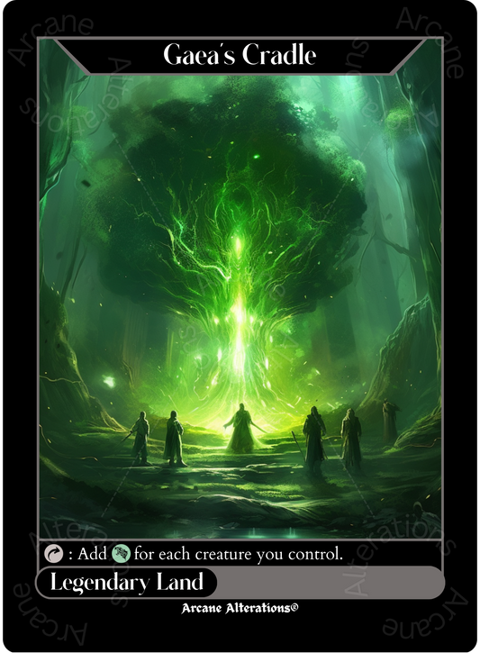 Gaea's Cradle - High Quality Altered Art Custom Proxy Cards