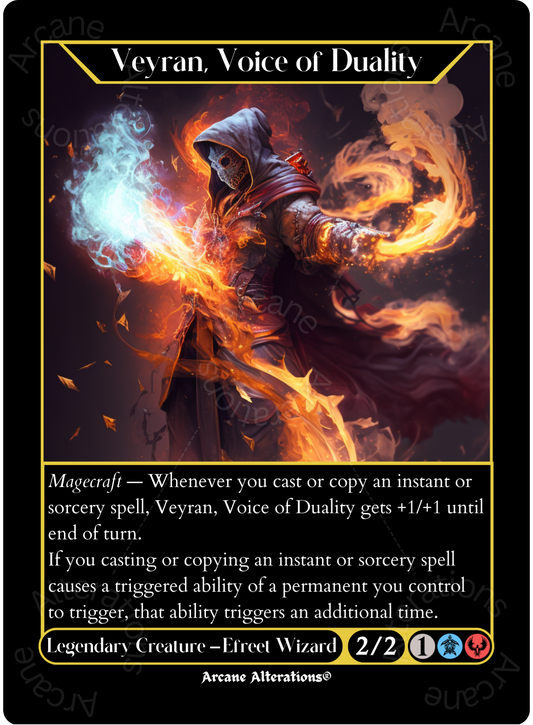 Veyran, Voice of Duality - High Quality Altered Art Custom Proxy Cards