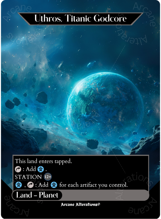 Uthros, Titanic Godcore - Full Art Altered Art Custom Proxy Cards