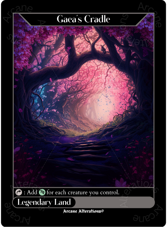 Gaea's Cradle - High Quality Altered Art Custom Proxy Cards