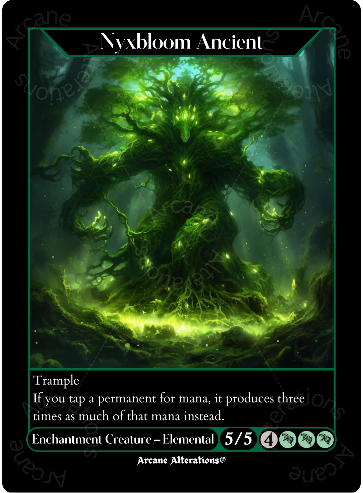 Nyxbloom Ancient - High Quality Altered Art Custom Proxy Cards