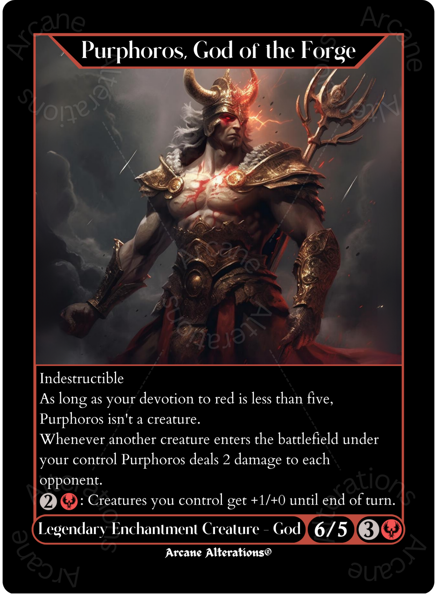 Purphoros, God of the Forge
