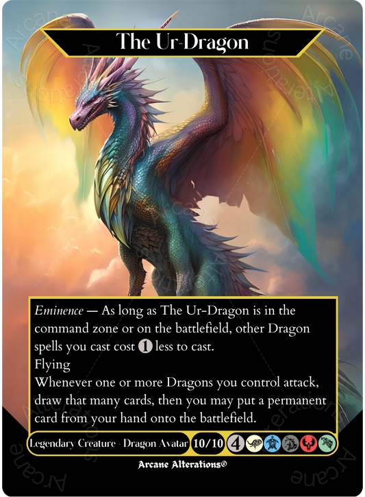 The Ur-Dragon - Full Art Altered Art Custom Proxy Cards