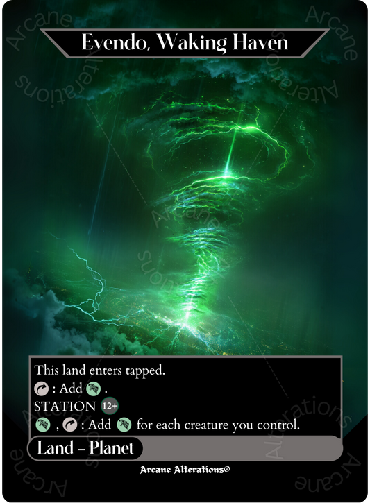 Evendo, Waking Haven - Full Art Altered Art Custom Proxy Cards