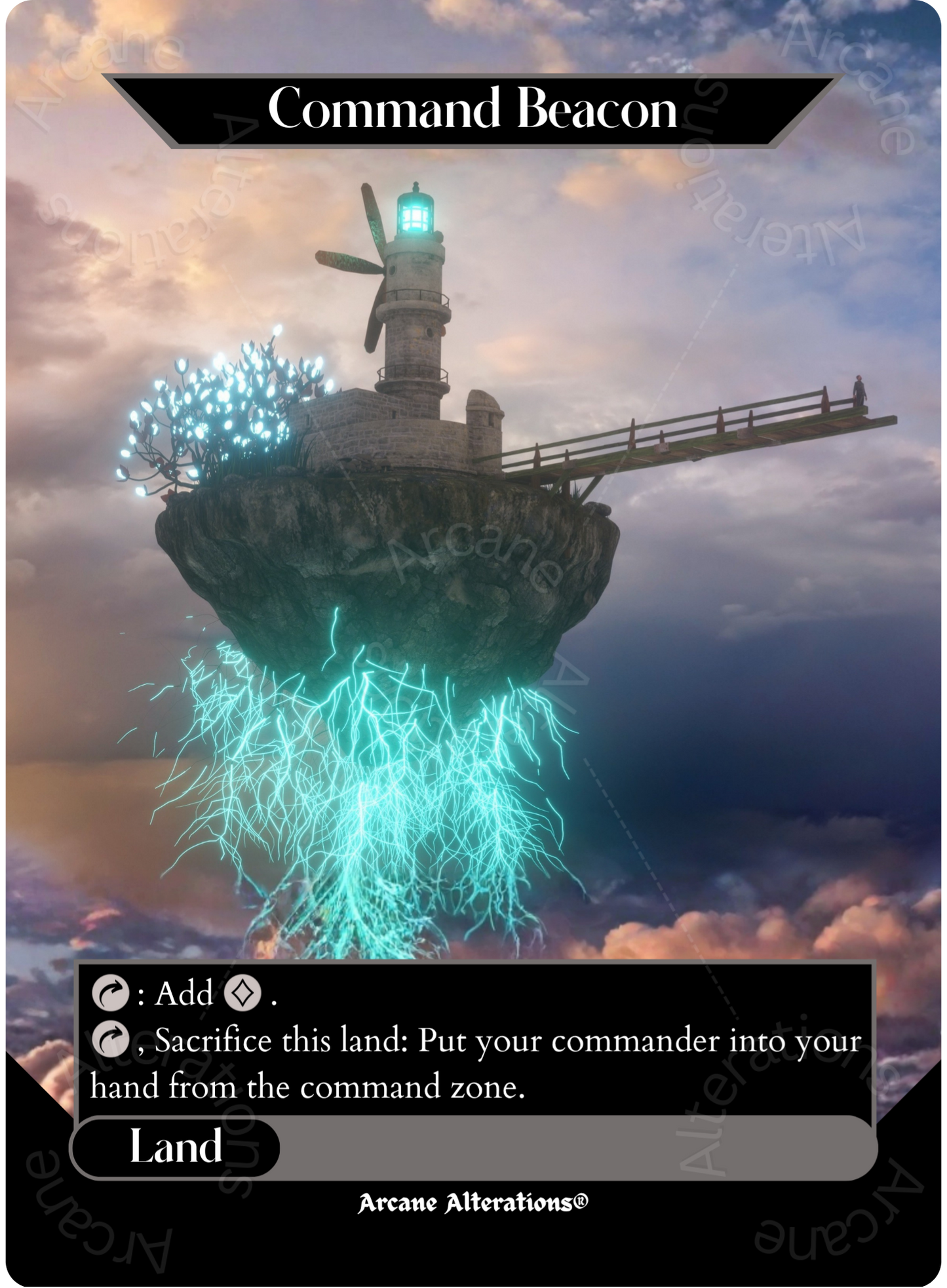 Command Beacon - Full Art Altered Art Custom Proxy Cards