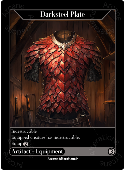 Darksteel Plate - High Quality Altered Art Custom Proxy Cards