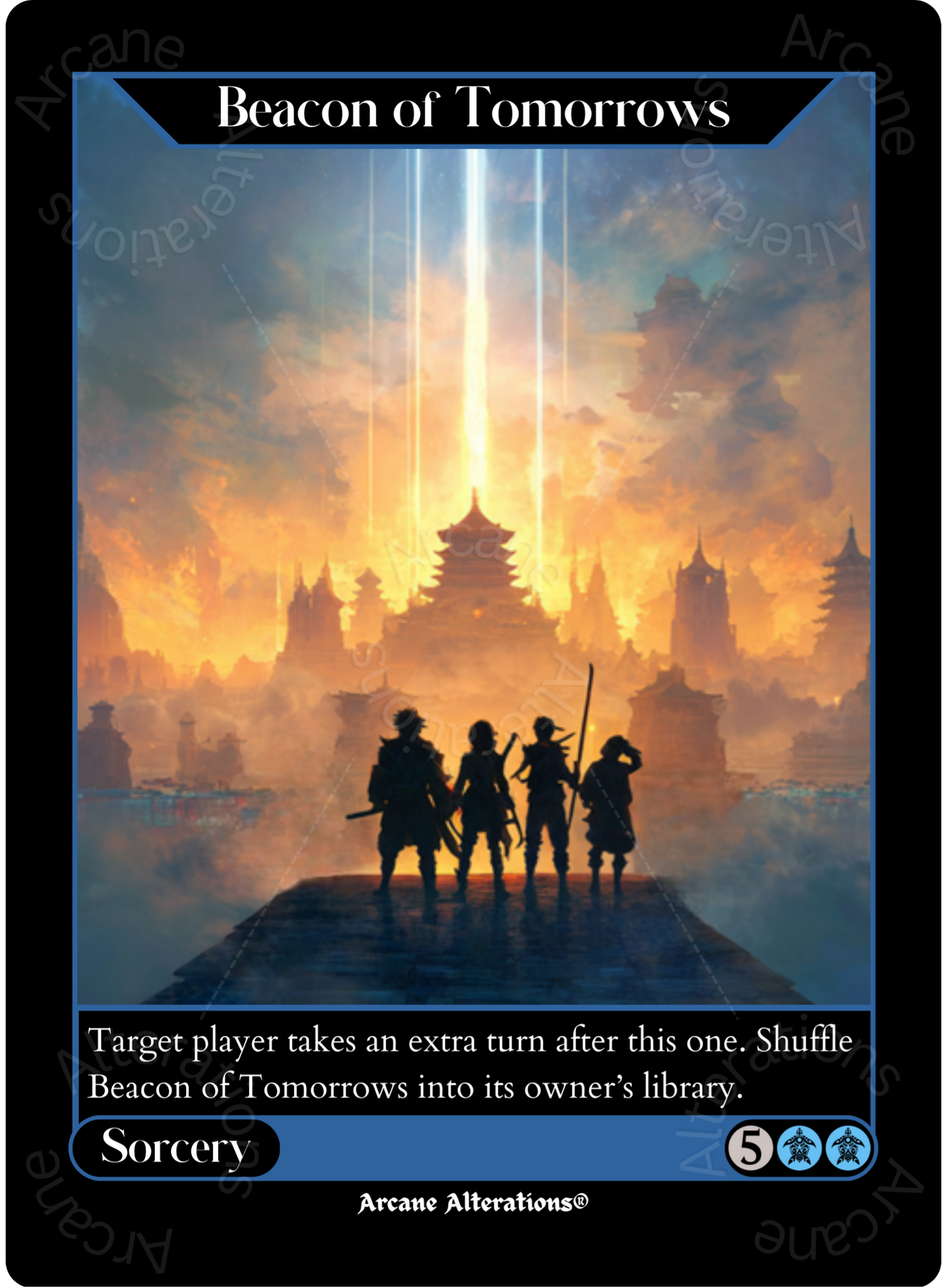 Beacon of Tomorrows - High Quality Altered Art Custom Proxy Cards