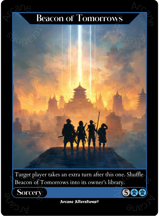 Beacon of Tomorrows - High Quality Altered Art Custom Proxy Cards