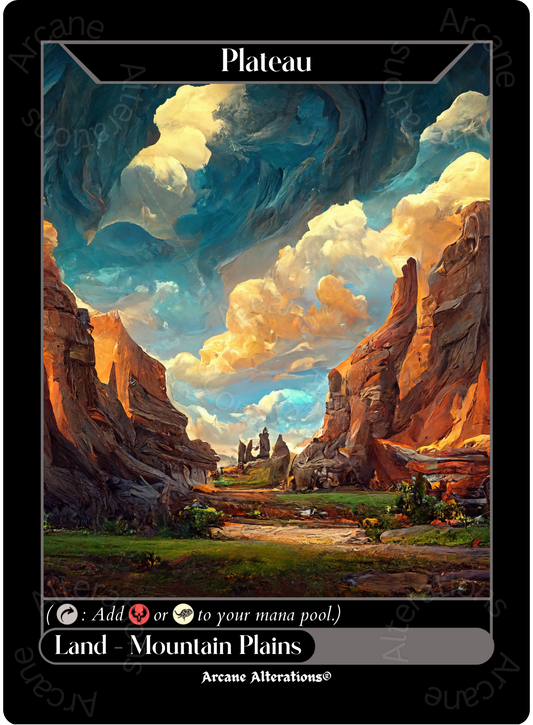 Plateau - High Quality Altered Art Custom Proxy Cards
