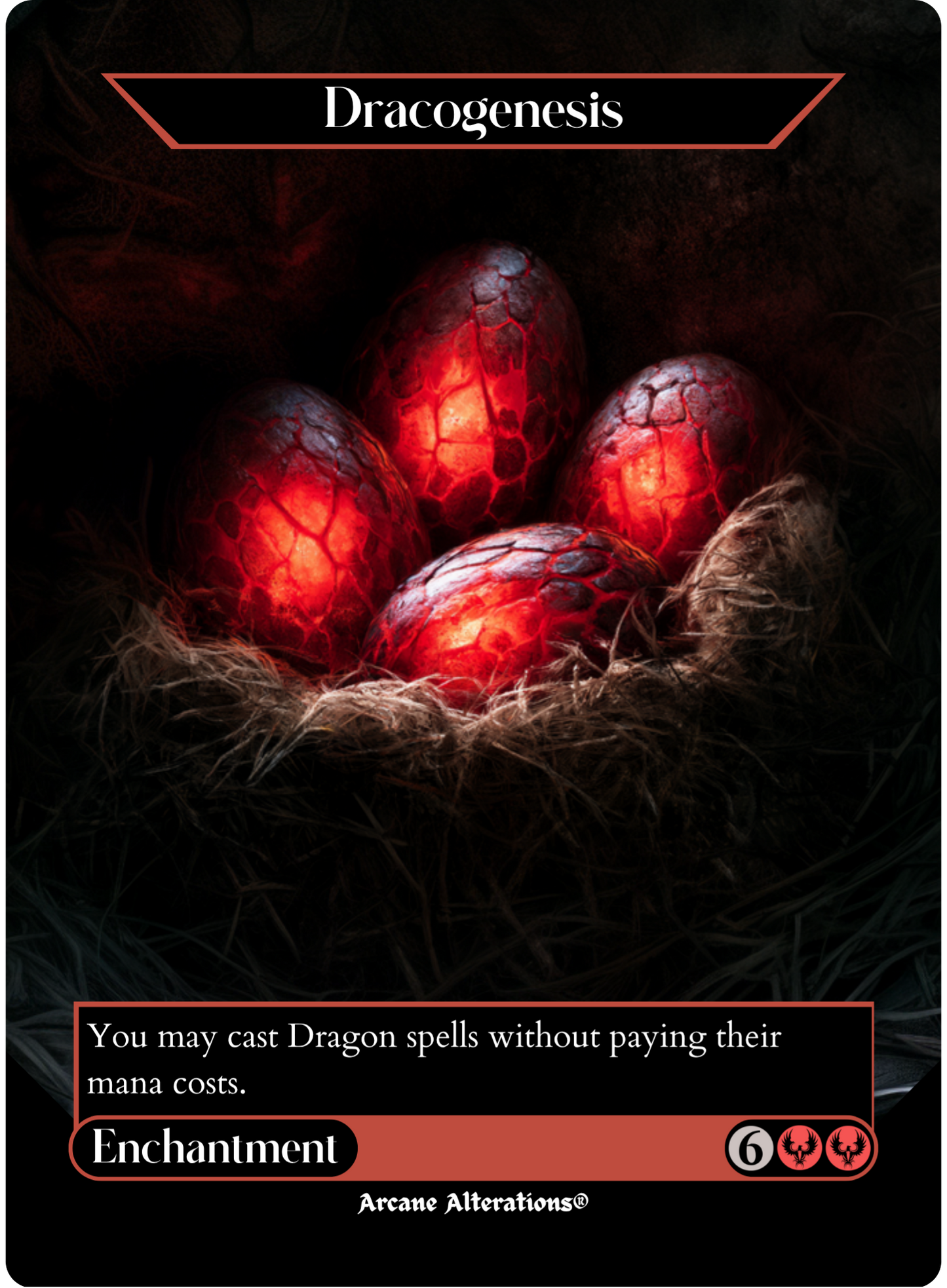 Dracogenesis - Full Art Altered Art Custom Proxy Cards