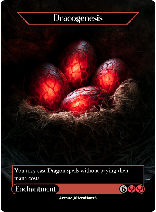 Dracogenesis - Full Art Altered Art Custom Proxy Cards