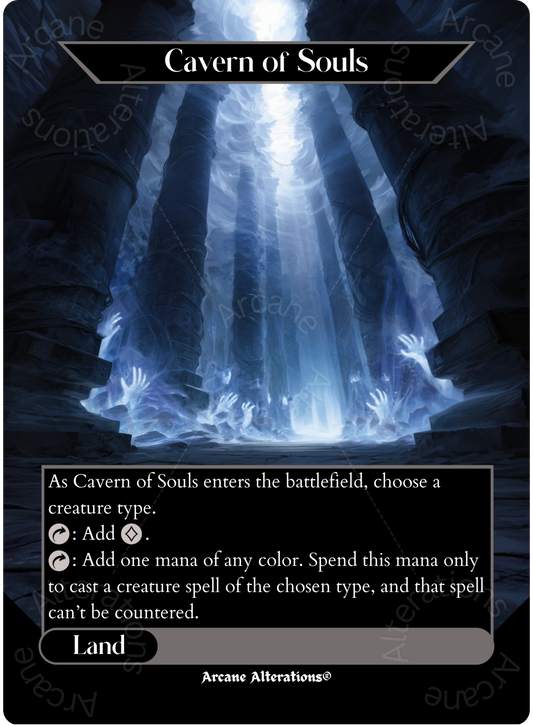 Cavern of Souls - Full Art Altered Art Custom Proxy Cards