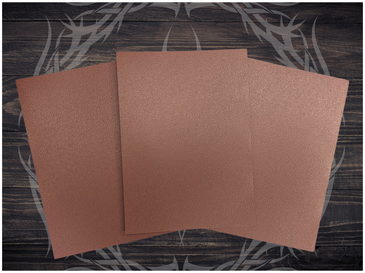 Rose Gold Metallic Matte 100 Card Sleeves Standard Size