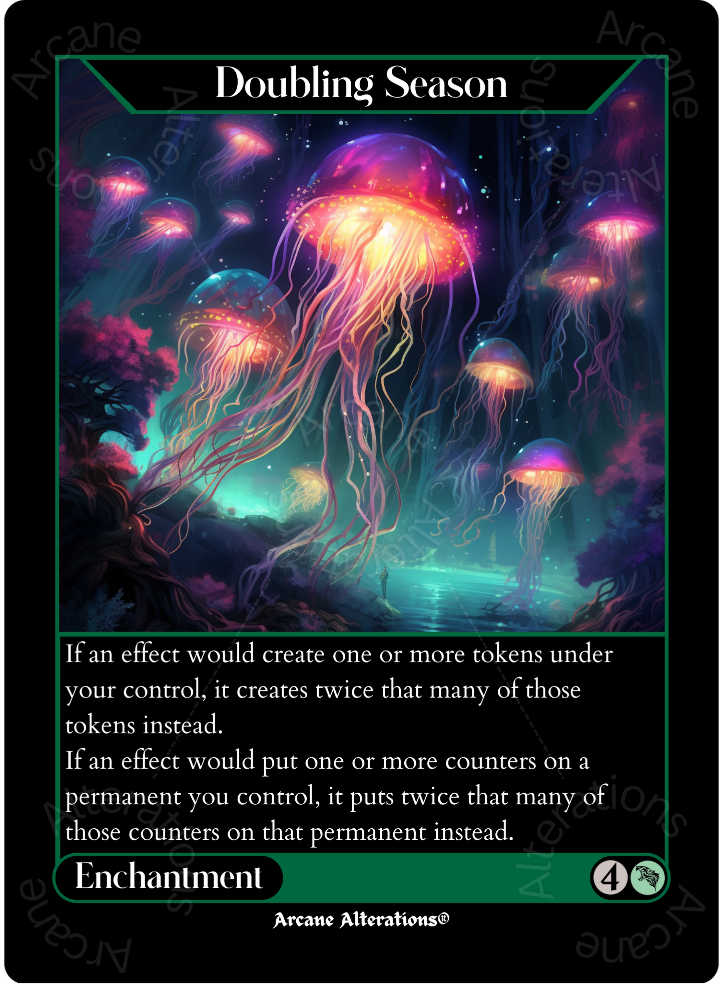 Doubling Season - High Quality Altered Art Custom Proxy Cards